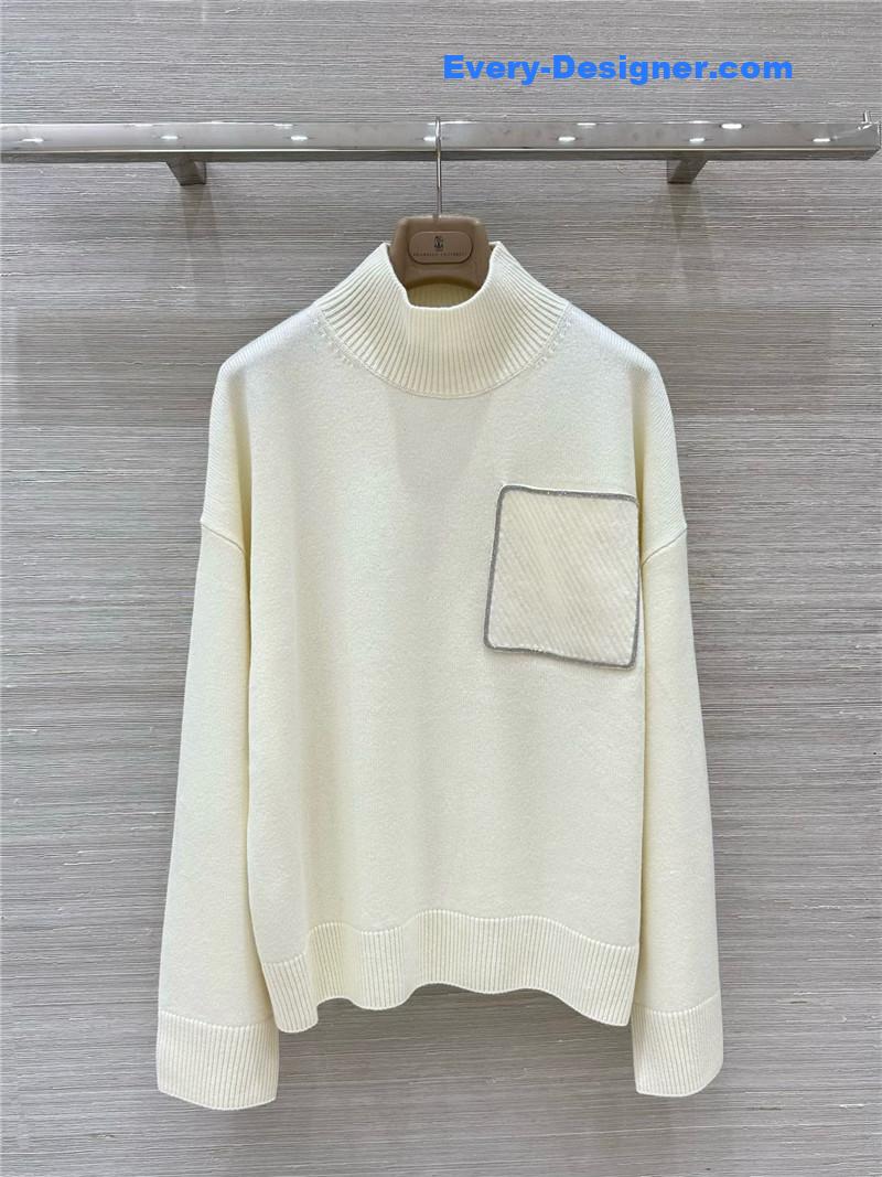 BC sequined cashmere top + pants set replicas clothes