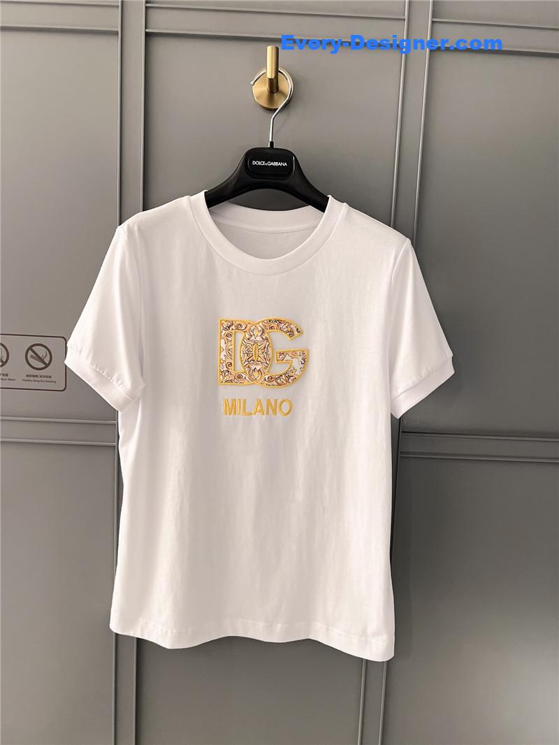 Dolce & Gabbana d&g positioning printed T-shirt replica clothes