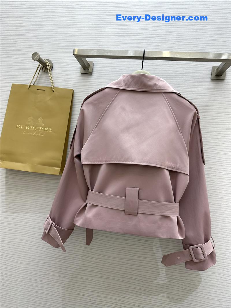 Bv*b*rry stand collar short trench coat replicas clothes