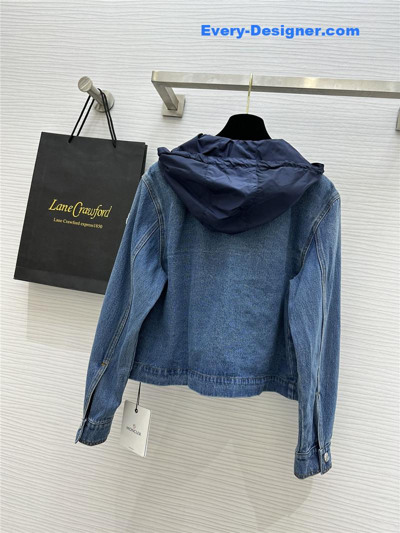 Moncler vintage washed denim jacket replica clothing sites