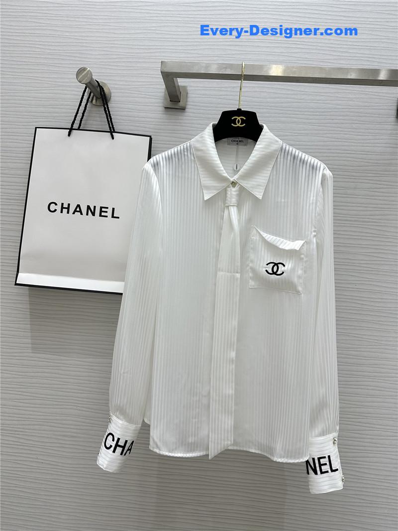 Ch**el embroidered ribbon shirt replica d&g clothing