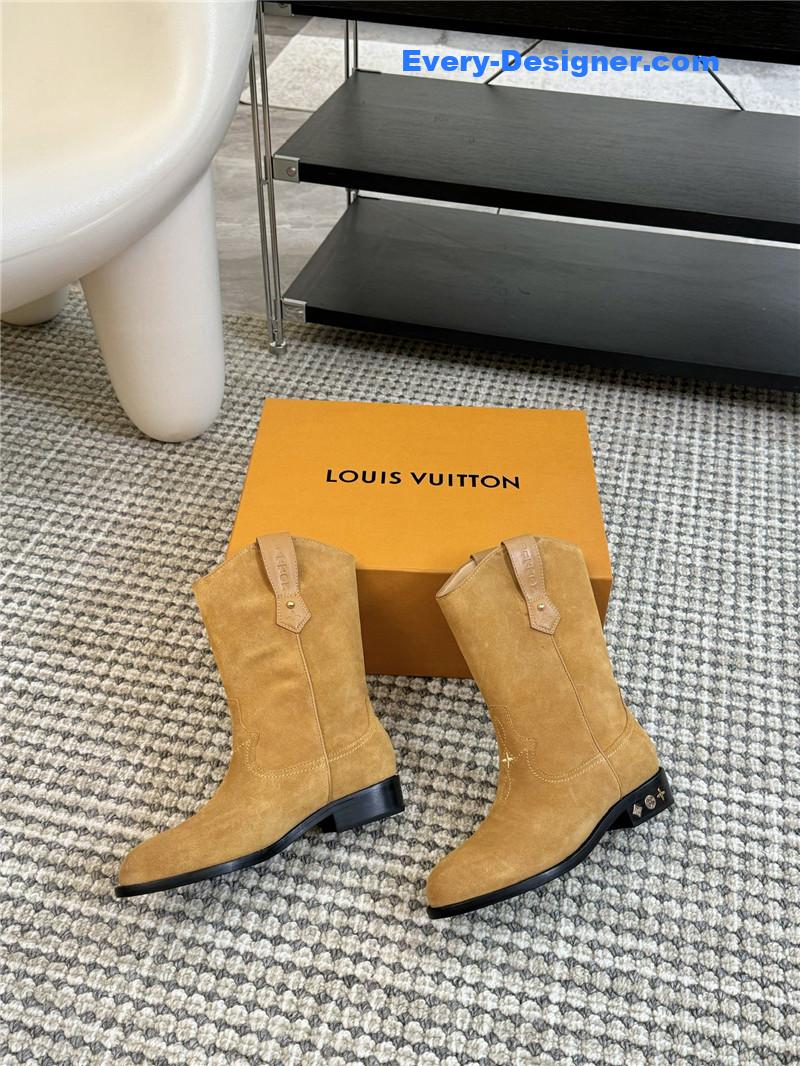 l0vis Vvtt0n lv suede rider boot in brown