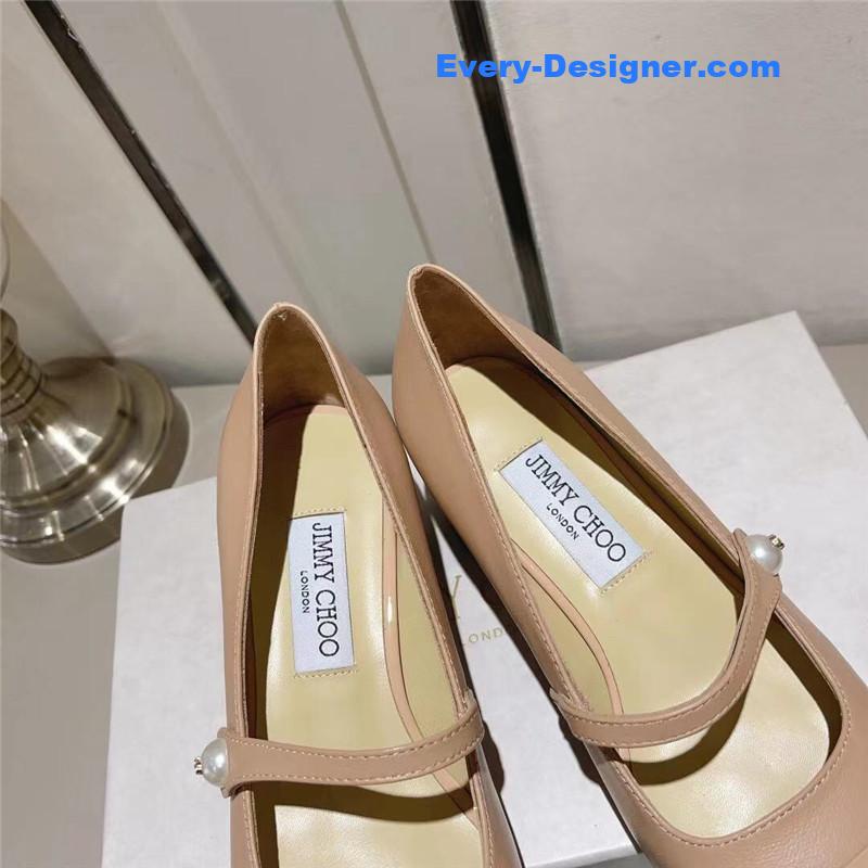 J1m*y Ch00 elisa 45 nude nappa patent pumps