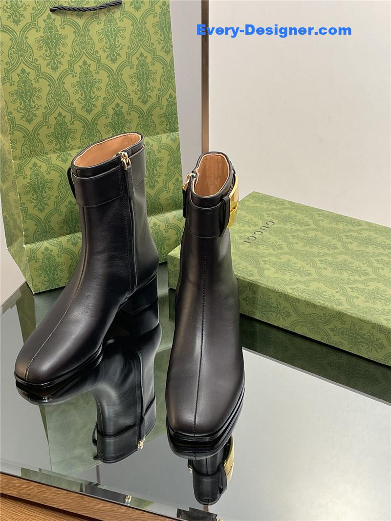 Gvc*1 retro g 35mm leather ankle boots