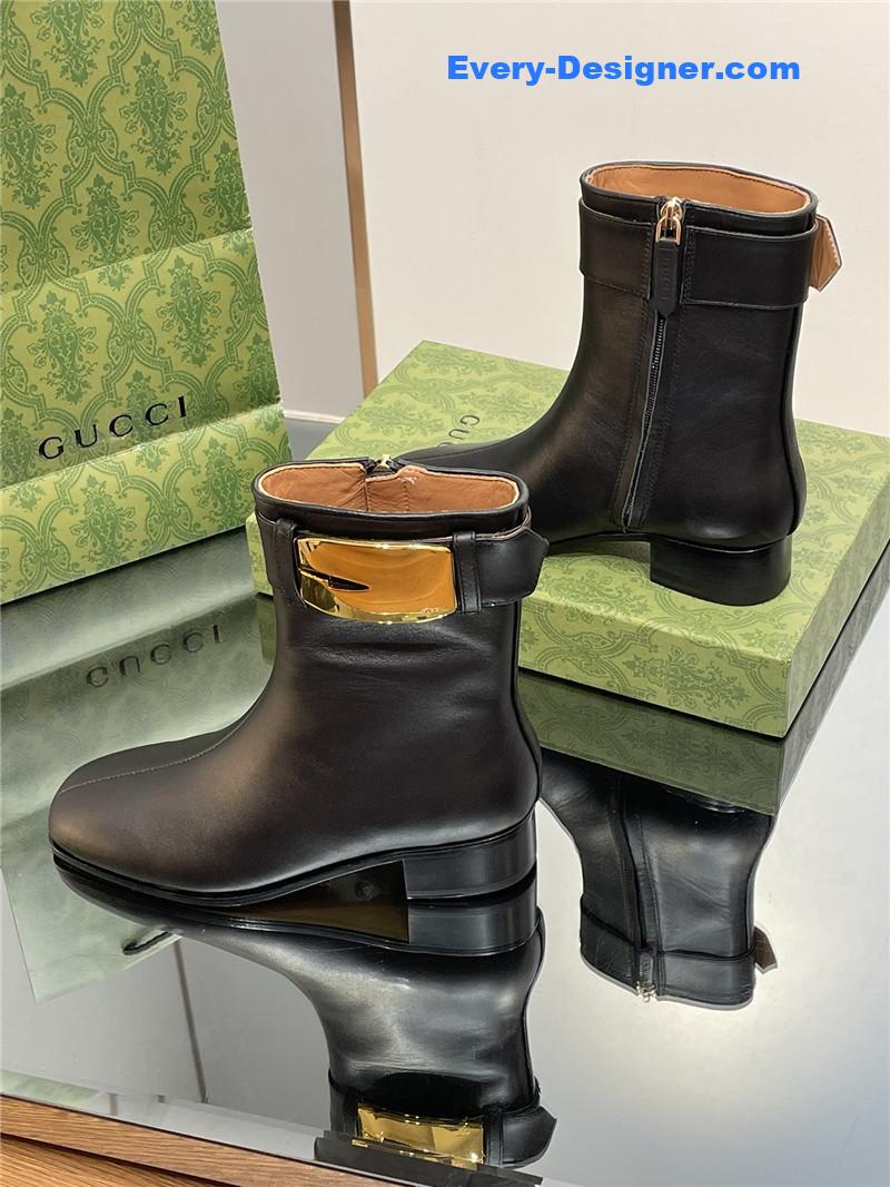 Gvc*1 retro g 35mm leather ankle boots