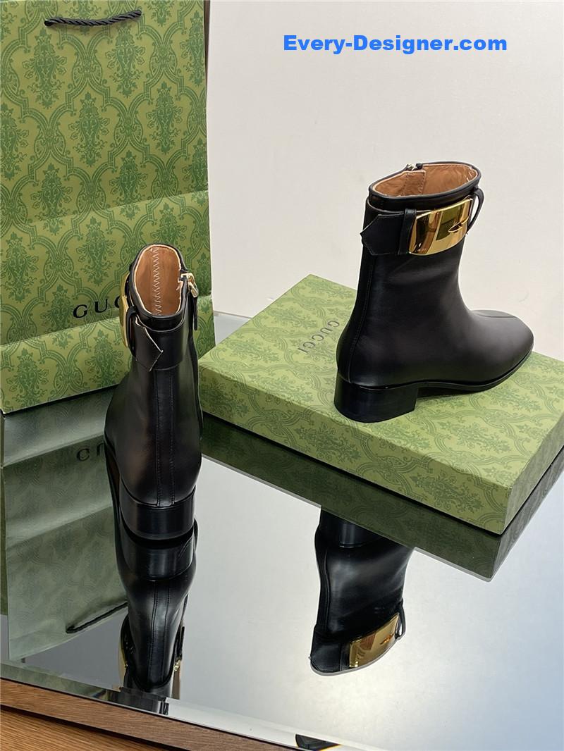 Gvc*1 retro g 35mm leather ankle boots