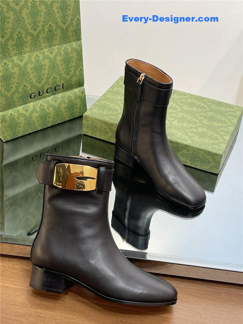 Gvc*1 retro g 35mm leather ankle boots