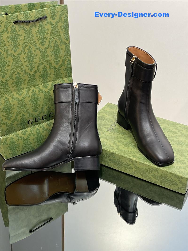 Gvc*1 retro g 35mm leather ankle boots