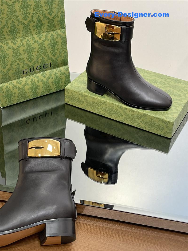 Gvc*1 retro g 35mm leather ankle boots