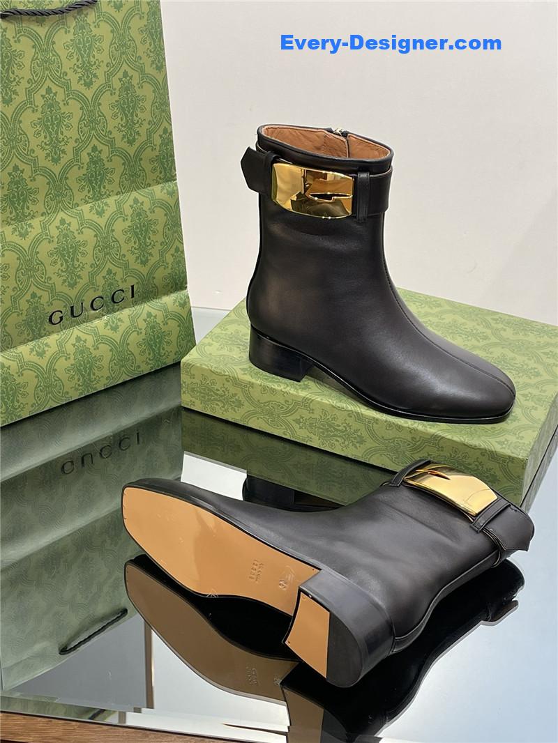 Gvc*1 retro g 35mm leather ankle boots