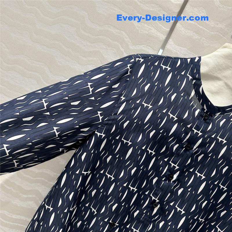 D10r letter element printing pattern shirt replica clother