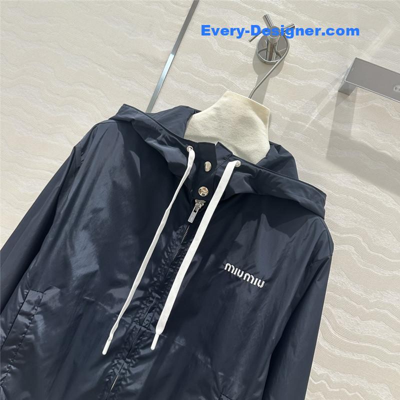 M1um1u zipper jacket chap replica designer clothes