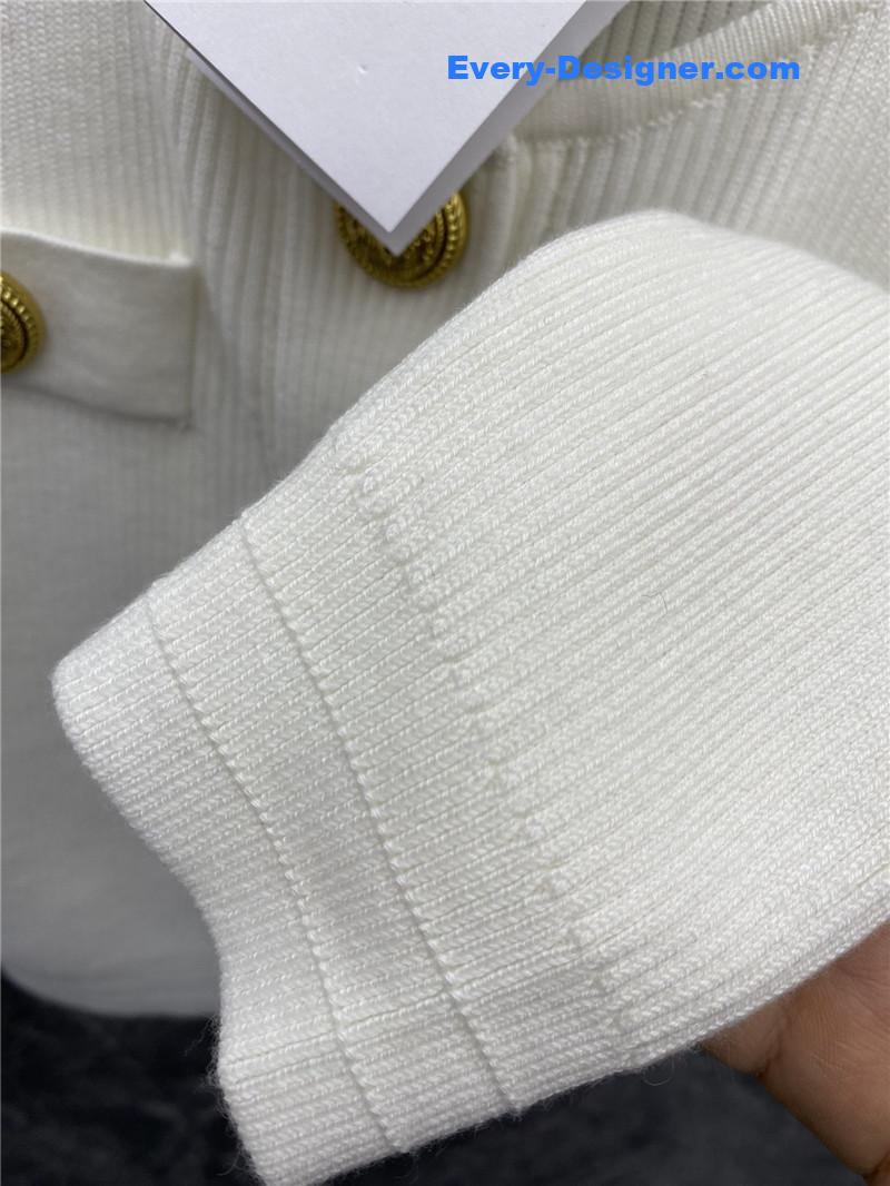 Balmain metal button knitted cardigan replicas clothes