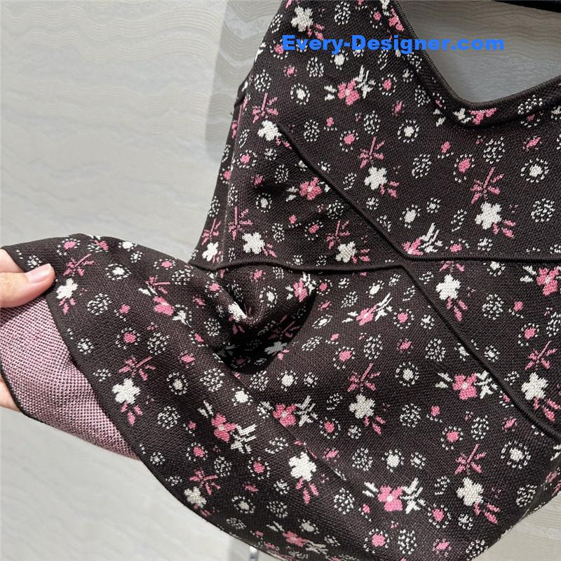 Ch**el floral glitter knitted suspenders replica clothes