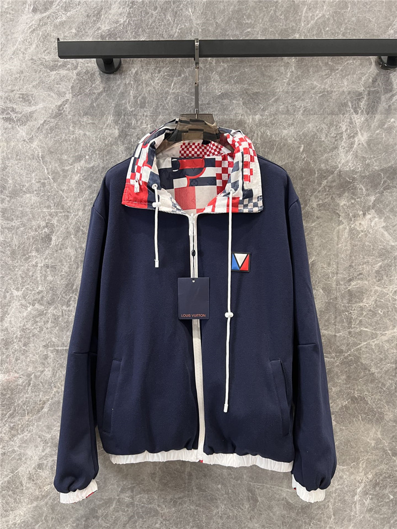 l0vis Vvtt0n lv double-sided windbreaker jacket replica clothes