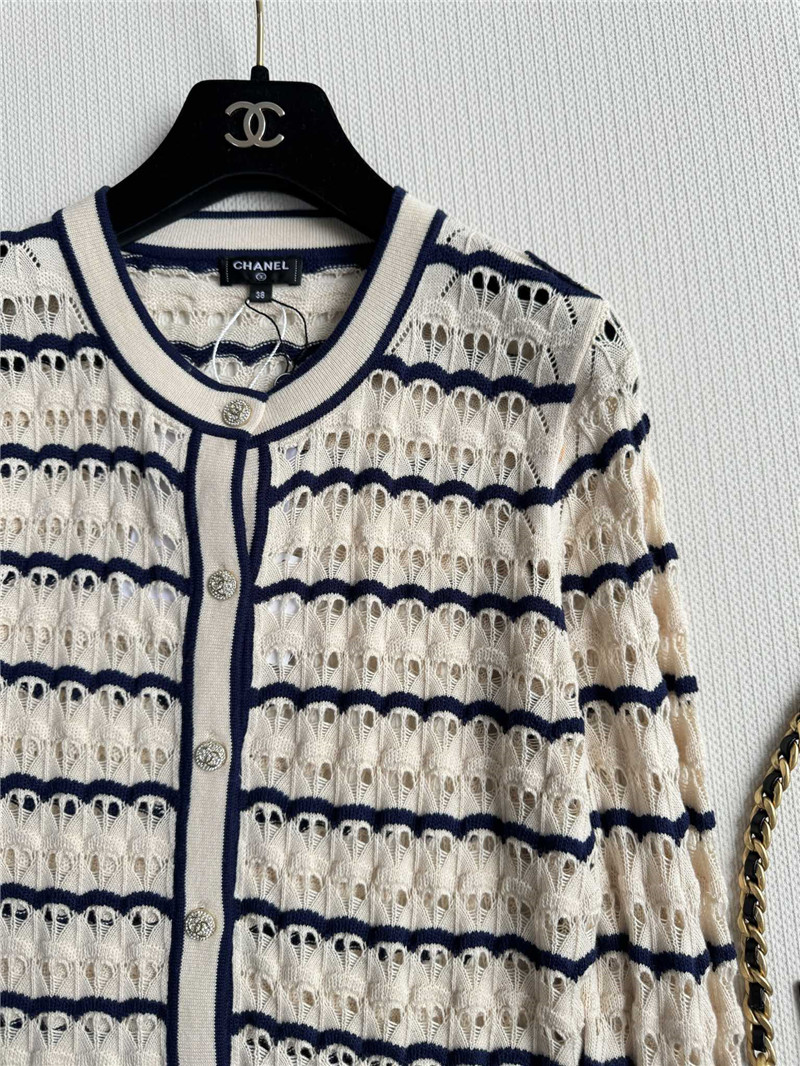 Ch**el new hollow cardigan cheap replica designer clothes