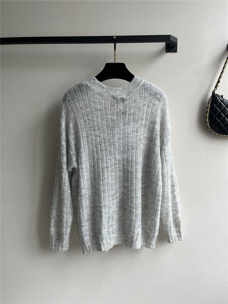 Ch**el embroidered knitted top replica clothing sites