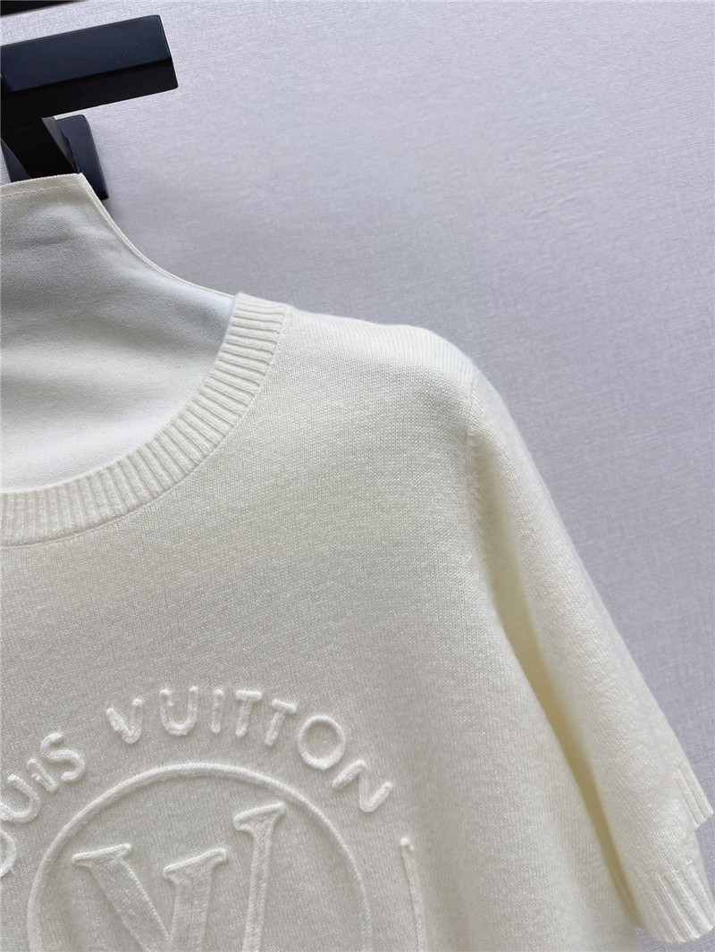 l0vis Vvtt0n lv knitted short-sleeved top replicas clothes