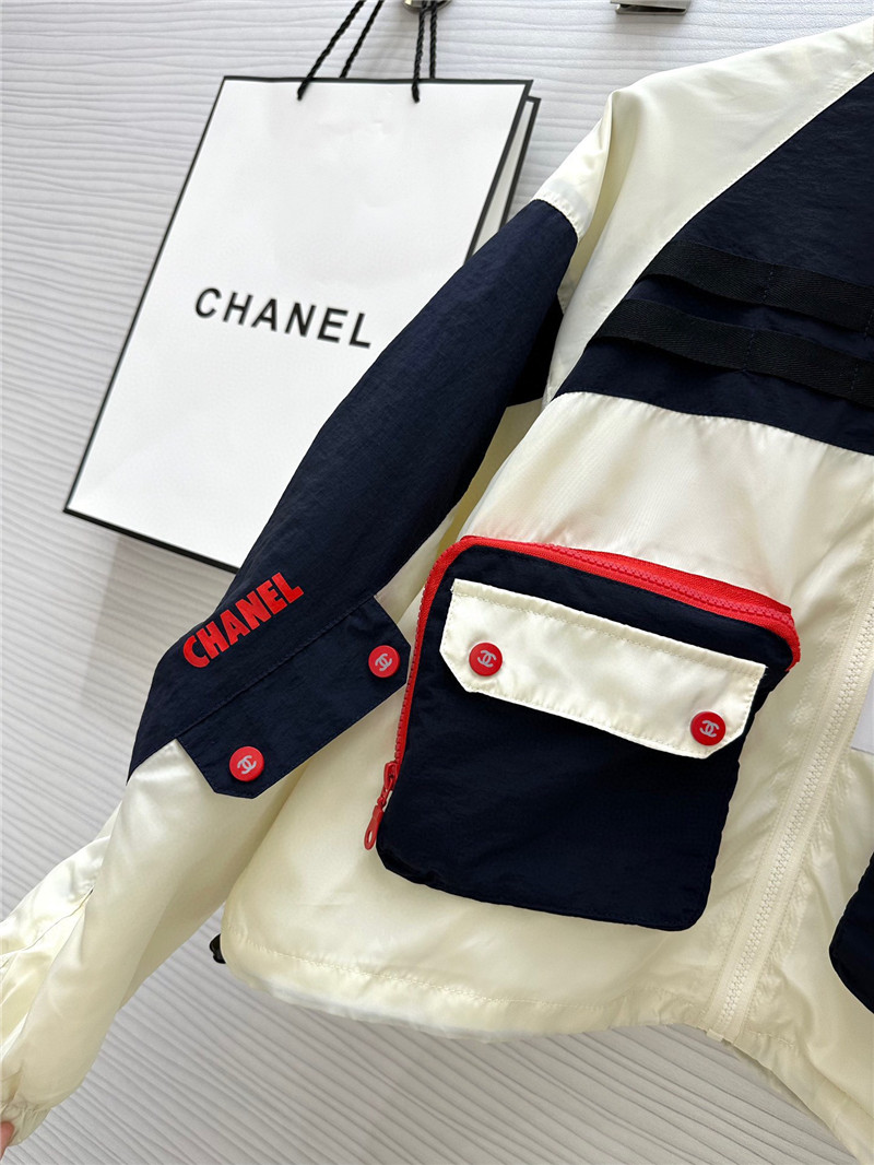 Ch**el hooded short work jacket replica d&g clothing