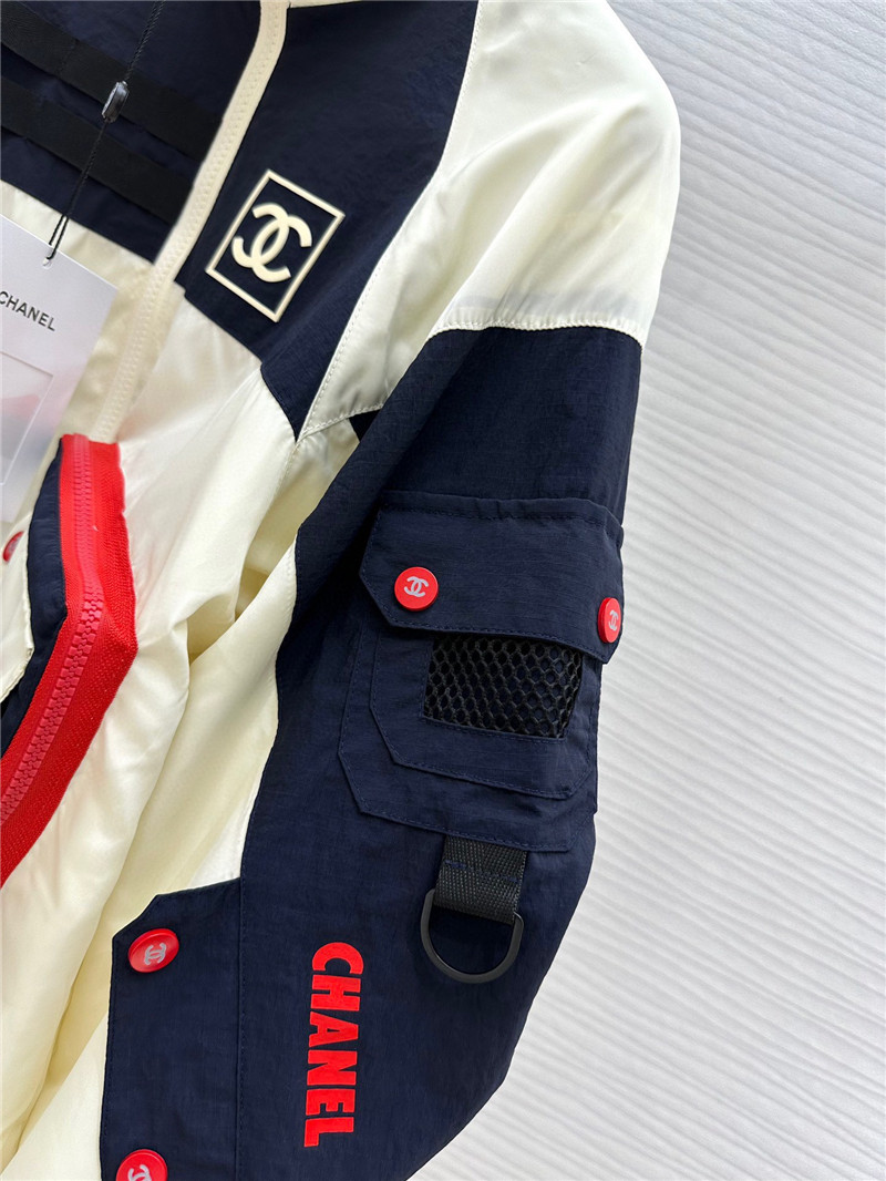 Ch**el hooded short work jacket replica d&g clothing