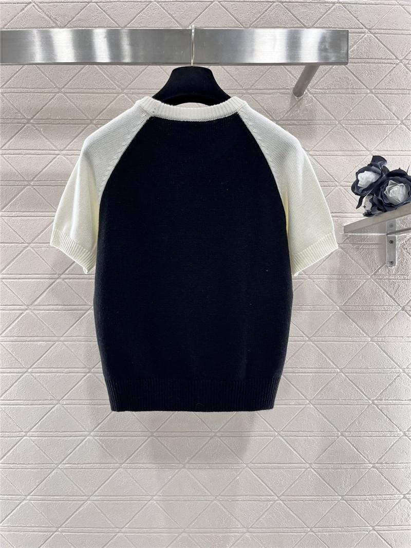 Ch**el knitted short-sleeved sweater replica clothing sites