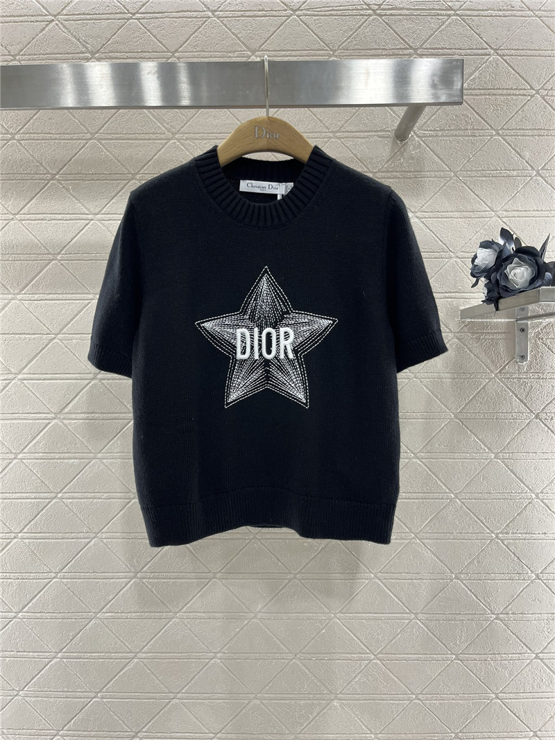D10r D10ralps short-sleeved wool top black