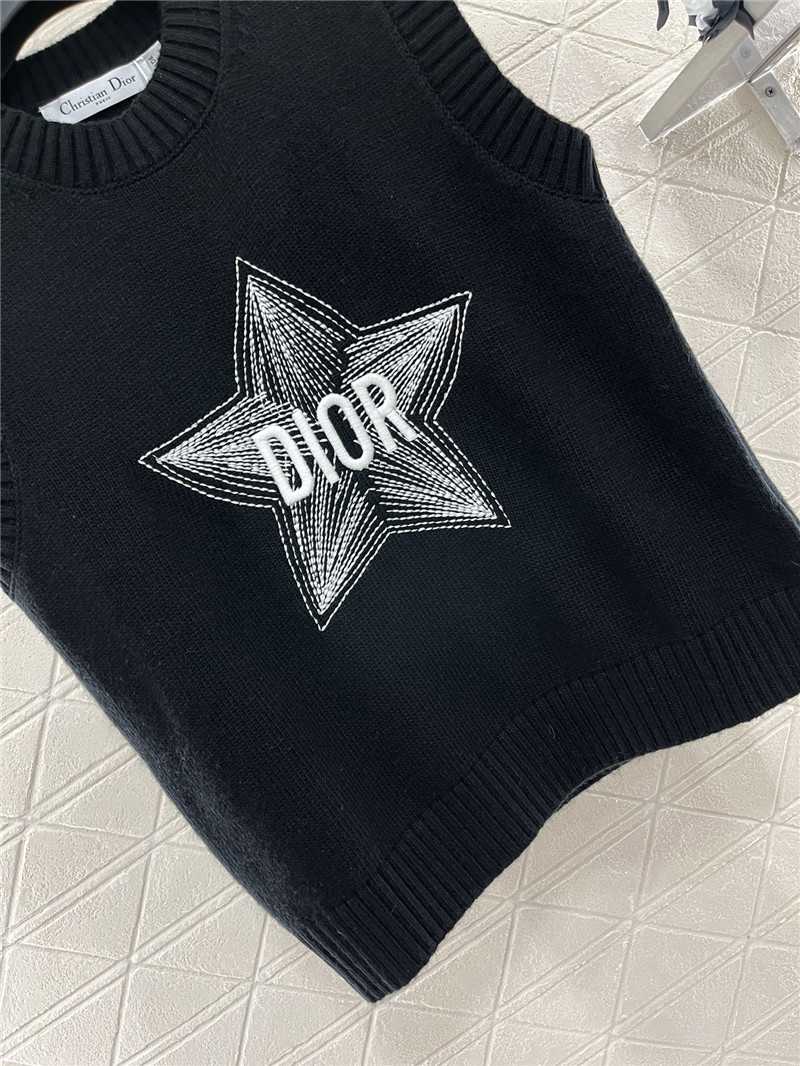 D10r D10ralps sleeveless wool top black