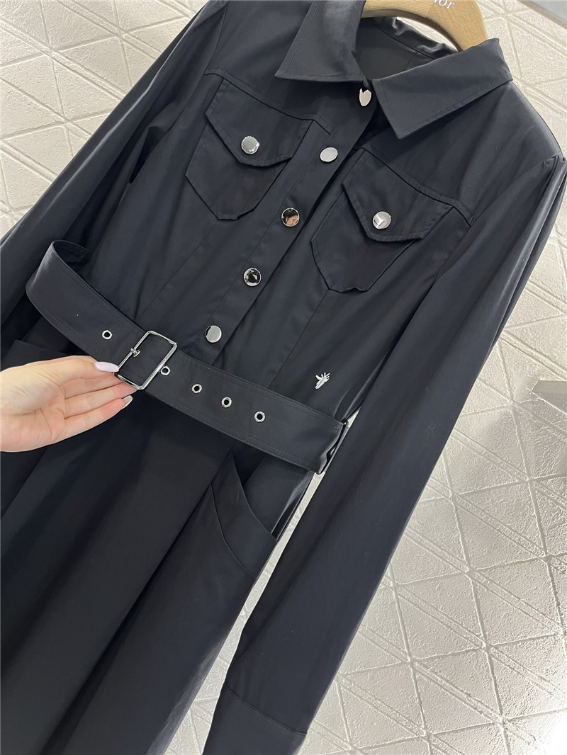 D10r long sleeve belt shirt dress replica d&g clothing