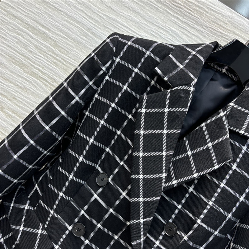 D10r checkered suit jacket replica clothing sites