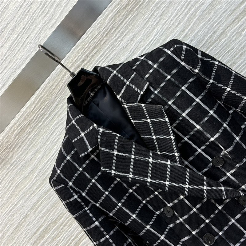 D10r checkered suit jacket replica clothing sites