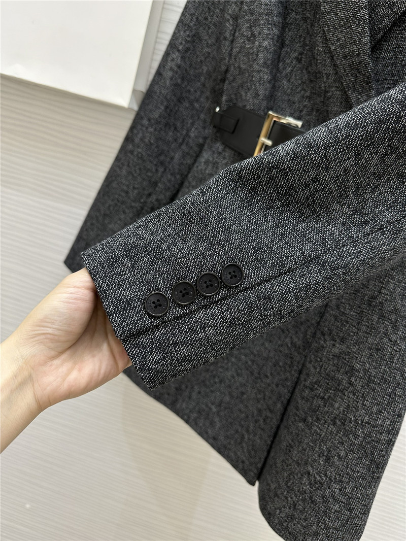 Pra*a mid length suit jacket replica designer clothing websites