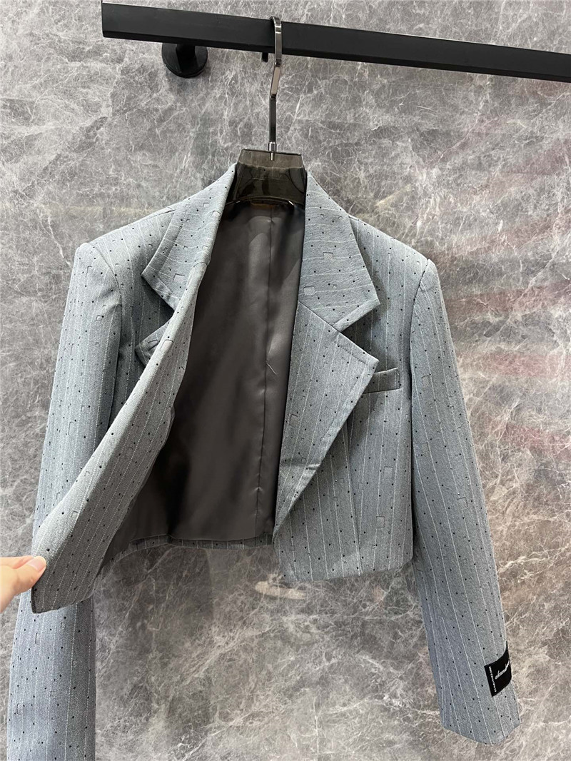 A1exa*der wang short suit jacket + shorts set replica clothes