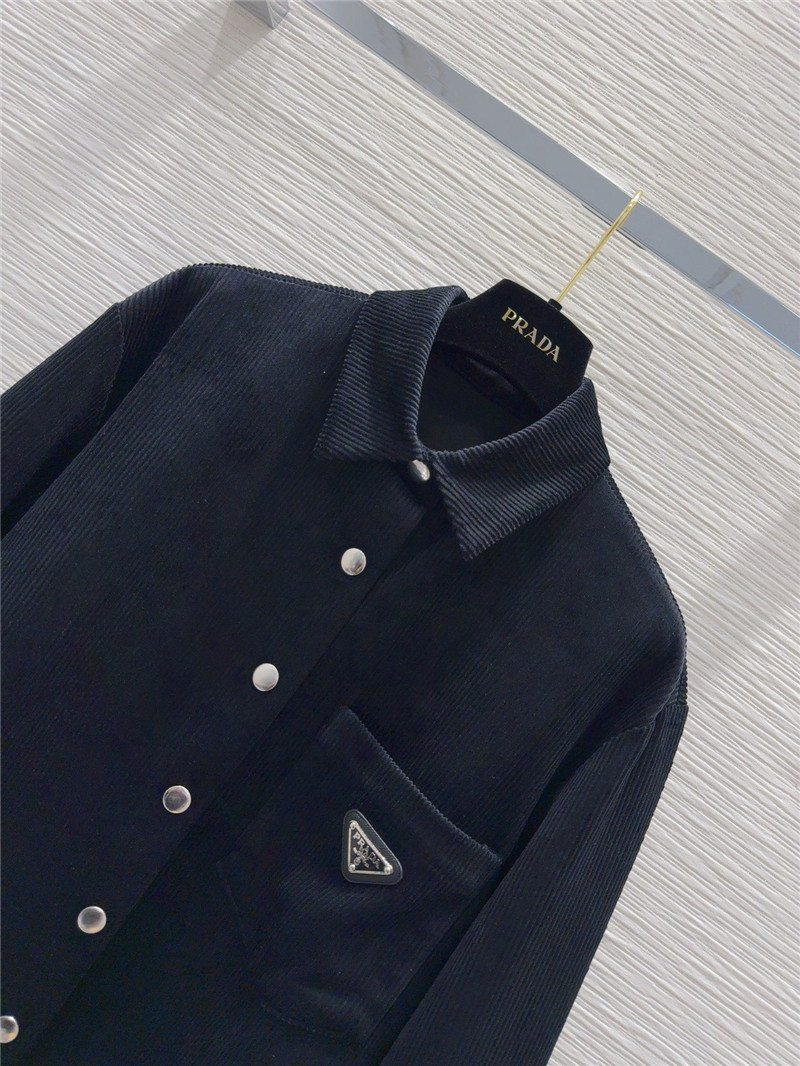 Pra*a flocked new shirt replica clothing sites