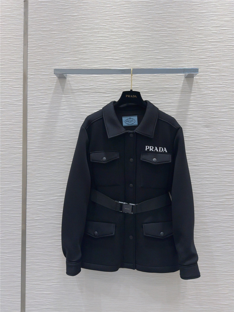 Pra*a space cotton fashion jacket replica designer clothes