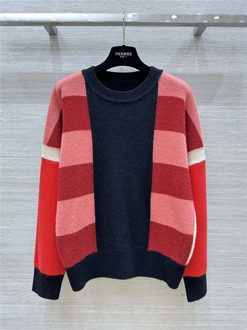 H**me5 lettres equestres long-sleeve sweater navy