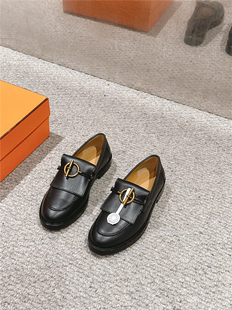H**me5 impact loafers in black calfskin