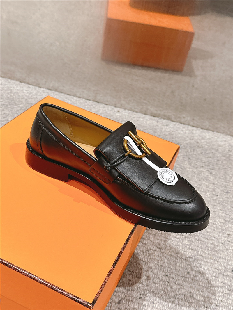 H**me5 impact loafers in black calfskin