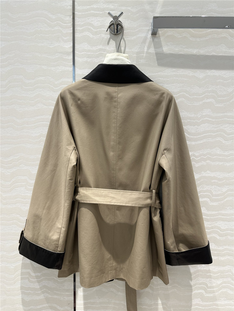 H**me5 work pocket mid-length trench coat replica clothes