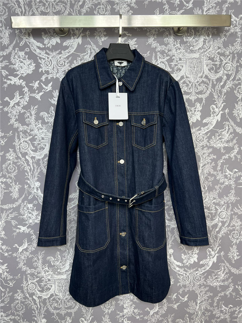 D10r long sleeve denim dress replica d&g clothing