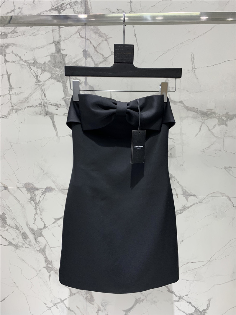 Y51 bow tube top dress replicas clothes