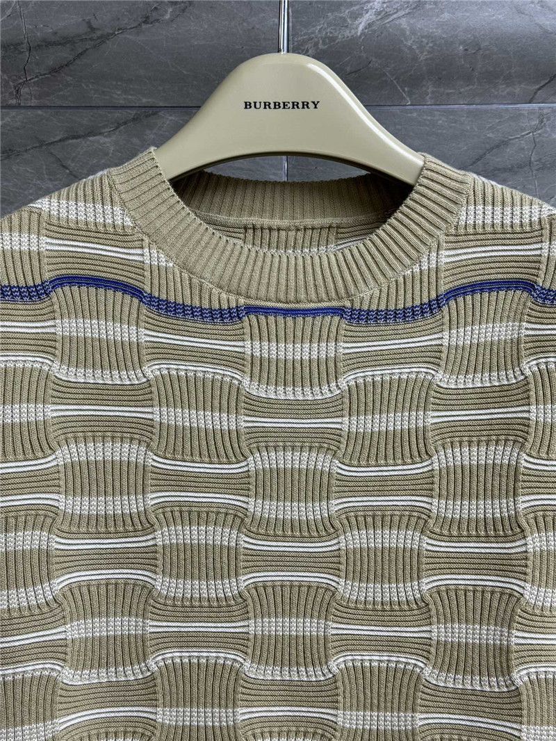 Ch**el striped knitted short sleeves replica designer clothes
