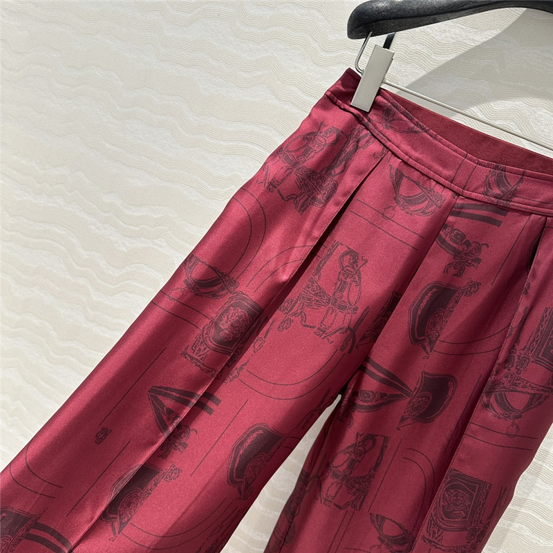 H**me5 silk straight wide-leg pants replicas clothes