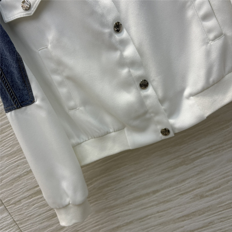 Pra*a lapel denim jacket replica d&g clothing