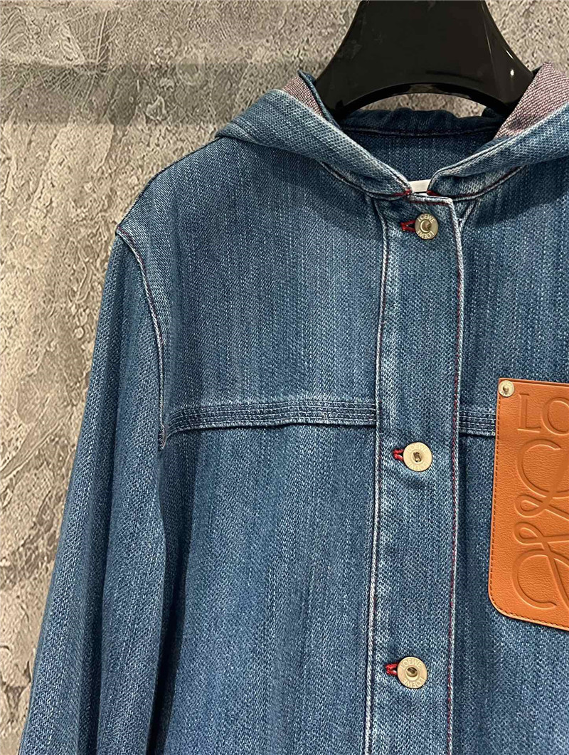 L0ew* leather denim jacket replica d&g clothing