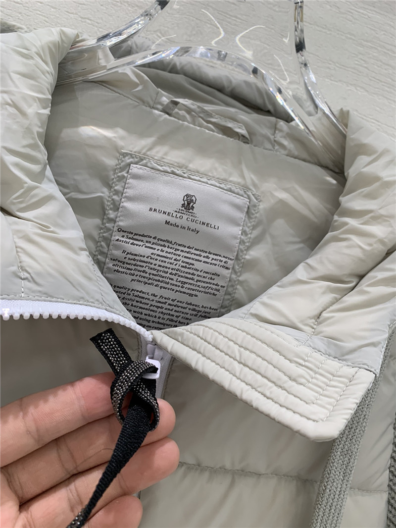 BC hooded zip-up down jacket replica designer clothes