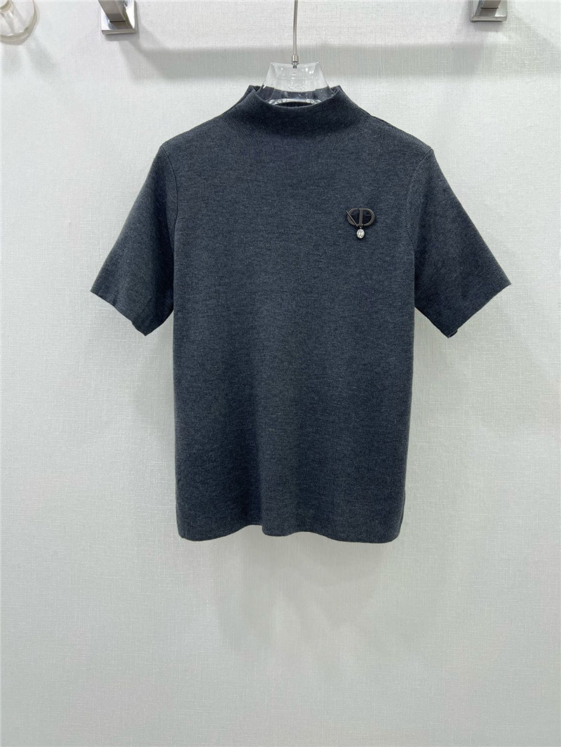 D10r knitted short-sleeved top replica d&g clothing