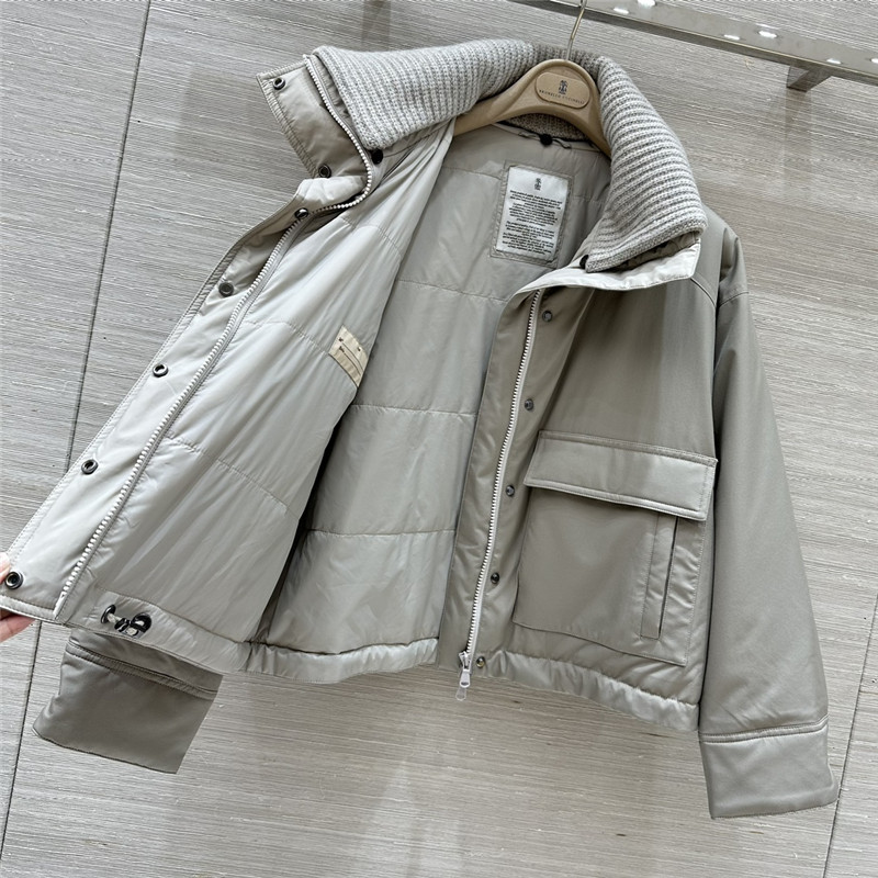 BC patchwork collar goose down jacket replica d&g clothing