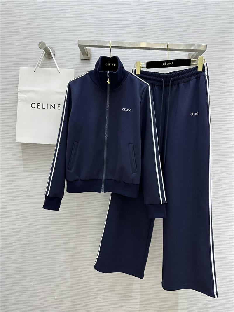 Ce1i*e stand collar zipper suit replica d&g clothing