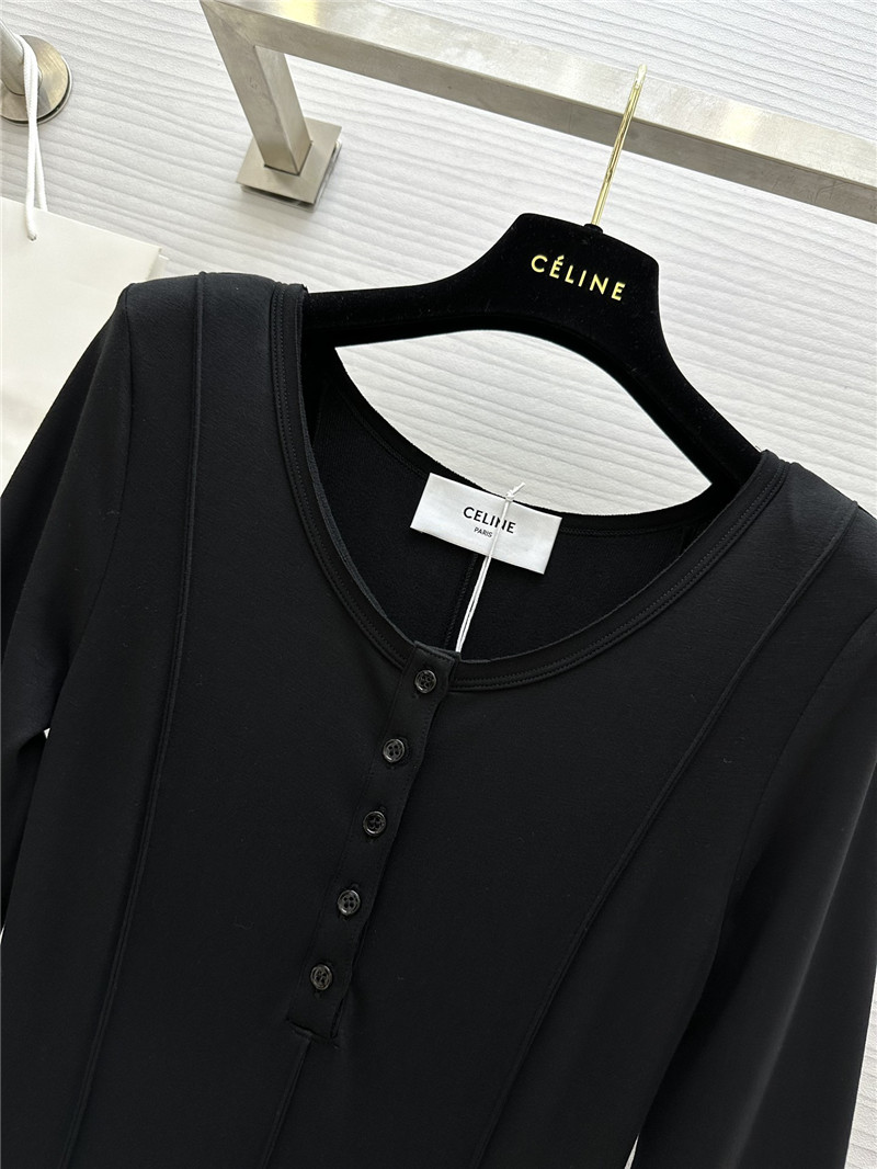 Ce1i*e long sleeve flared dress replica d&g clothing