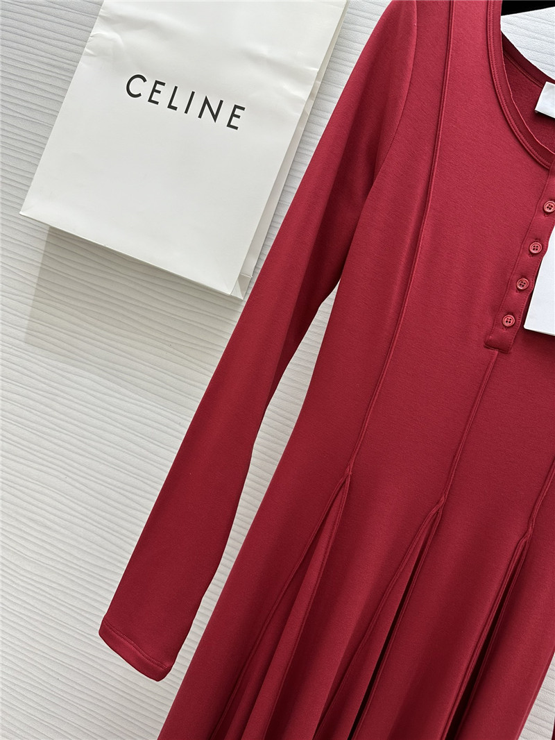 Ce1i*e long sleeve flared dress replica d&g clothing